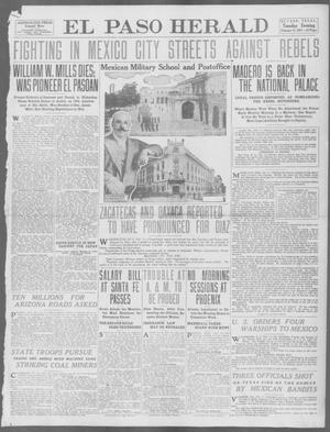 Primary view of object titled 'El Paso Herald (El Paso, Tex.), Ed. 1, Tuesday, February 11, 1913'.