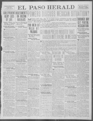 Primary view of object titled 'El Paso Herald (El Paso, Tex.), Ed. 1, Thursday, July 17, 1913'.