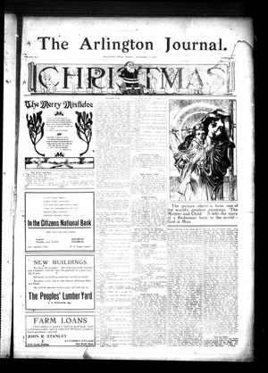 Primary view of object titled 'The Arlington Journal. (Arlington, Tex.), Vol. 13, No. 48, Ed. 1 Friday, December 24, 1909'.