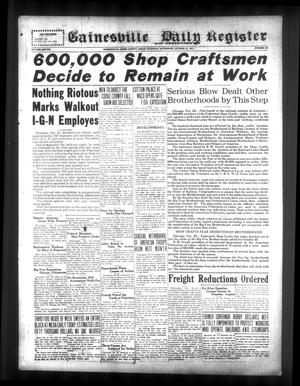 Primary view of object titled 'Gainesville Daily Register and Messenger (Gainesville, Tex.), Vol. 38, No. 69, Ed. 1 Saturday, October 22, 1921'.