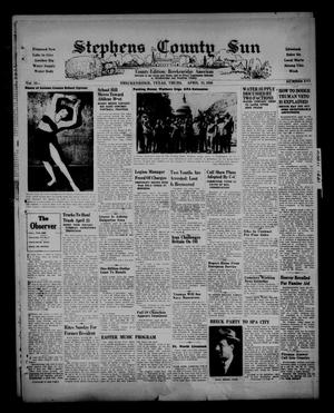 Primary view of object titled 'Stephens County Sun (Breckenridge, Tex.), Vol. 14, No. 16, Ed. 1 Thursday, April 18, 1946'.