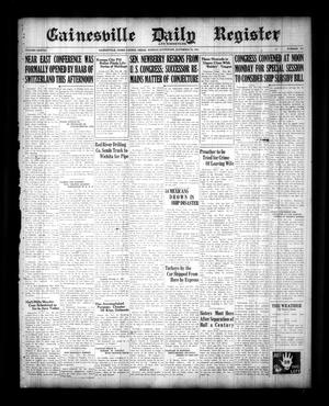 Primary view of Gainesville Daily Register and Messenger (Gainesville, Tex.), Vol. 38, No. 293, Ed. 1 Monday, November 20, 1922