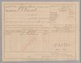 Primary view of [Receipt for Taxes Paid by J. F. Forest, March 1896]