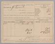 Primary view of [Receipt for Taxes Paid for W. M. Smith, January 1898]