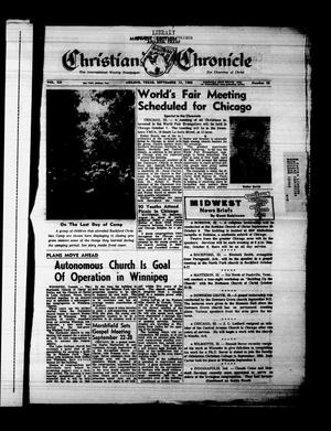 Primary view of object titled 'Christian Chronicle (Abilene, Tex.), Vol. 20, No. 48, Ed. 1 Friday, September 13, 1963'.