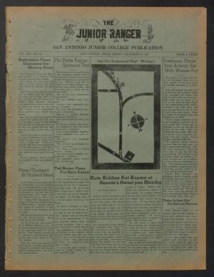 Primary view of object titled 'The Junior Ranger (San Antonio, Tex.), Vol. 13, No. 12, Ed. 1 Friday, December 10, 1937'.