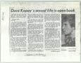 Clipping: [Clipping: Dave Kopay's sexual life is open book]
