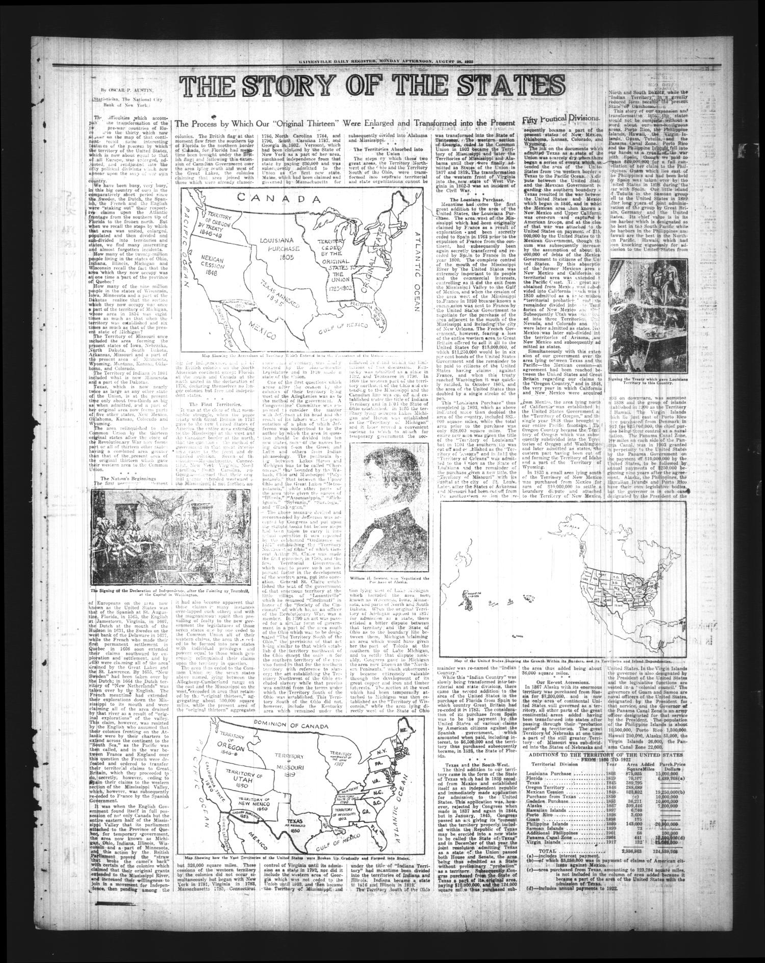 Gainesville Daily Register and Messenger (Gainesville, Tex.), Vol. 38, No. 235, Ed. 1 Monday, August 28, 1922
                                                
                                                    [Sequence #]: 3 of 8
                                                