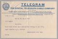 Letter: [Telegram from Commonwealth National Bank to I. H. Kempner, April 4, …
