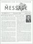Journal/Magazine/Newsletter: The Message, Volume 36, Number 5, December 2000