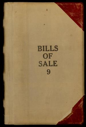 Primary view of object titled 'Travis County Clerk Records: Bill of Sale Record 9'.