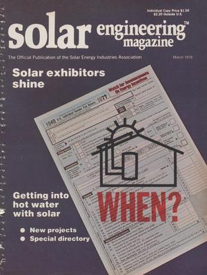 Primary view of object titled 'Solar Engineering Magazine, Volume 3, Number 3, March 1978'.