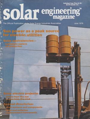 Primary view of object titled 'Solar Engineering Magazine, Volume 3, Number 6, June 1978'.