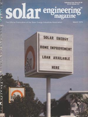 Primary view of object titled 'Solar Engineering Magazine, Volume 4, Number 3, March 1979'.