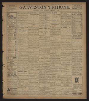 Primary view of object titled 'Galveston Tribune. (Galveston, Tex.), Vol. 25, No. 60, Ed. 1 Thursday, February 2, 1905'.
