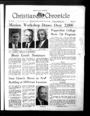 Primary view of object titled 'Christian Chronicle (Abilene, Tex.), Vol. 24, No. 4, Ed. 1 Friday, October 28, 1966'.