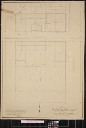 Primary view of object titled '[Map of Coca-Cola Bottling Company Properties]'.