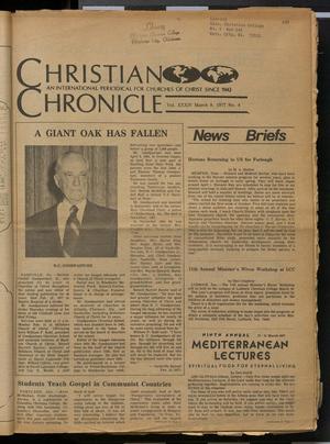 Primary view of Christian Chronicle (Nashville, Tenn.), Vol. 34, No. 4, Ed. 1 Tuesday, March 8, 1977