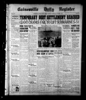 Primary view of object titled 'Gainesville Daily Register and Messenger (Gainesville, Tex.), Vol. 41, No. 245, Ed. 1 Thursday, October 1, 1925'.
