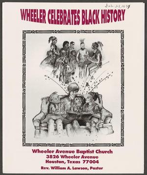 Primary view of object titled '[Wheeler Avenue Baptist Church Bulletin: February 23, 1997]'.