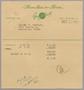 Primary view of [Invoice for Bill Rendered to Daniel W. Kempner, October 1953]