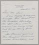 Letter: [Handwritten letter from Mrs. William L. Minkus to Daniel W. Kempner,…