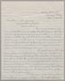 Letter: [Handwritten letter from Mary to Daniel W. Kempner, January 28, 1953]
