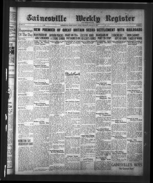 Primary view of object titled 'Gainesville Weekly Register and Messenger (Gainesville, Tex.), Vol. 52, No. 9, Ed. 1 Thursday, January 24, 1924'.