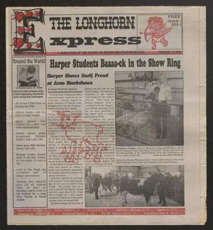 Primary view of object titled 'The Longhorn Express (Harper, Tex.), Vol. 4, No. 4, Ed. 1 Thursday, February 14, 2002'.