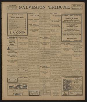 Primary view of object titled 'Galveston Tribune. (Galveston, Tex.), Vol. 26, No. 277, Ed. 1 Saturday, October 13, 1906'.