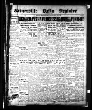 Primary view of object titled 'Gainesville Daily Register and Messenger (Gainesville, Tex.), Vol. 40, No. 169, Ed. 1 Tuesday, July 1, 1924'.