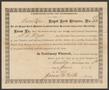 Primary view of [Certificate of Dimission: T. T. Dew]