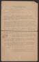 Thumbnail image of item number 1 in: '[Memorandum From Headquarters, 161st Depot Brigade, August 26, 1918]'.