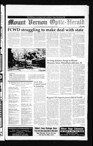 Primary view of Mount Vernon Optic-Herald (Mount Vernon, Tex.), Vol. 121, No. 22, Ed. 1 Thursday, January 11, 1996