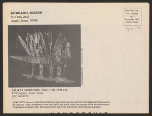 Primary view of object titled 'Mexic-Arte Museum Newsletter, April 1990'.