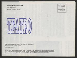 Primary view of object titled 'Mexic-Arte Museum Newsletter, [March] 1990'.