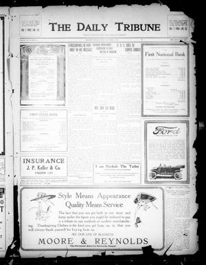 Primary view of object titled 'The Daily Tribune (Bay City, Tex.), Vol. 12, No. 25, Ed. 1 Tuesday, December 5, 1916'.