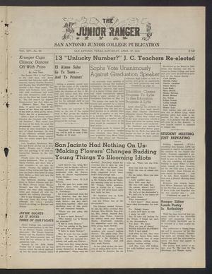 Primary view of object titled 'The Junior Ranger (San Antonio, Tex.), Vol. 14, No. 28, Ed. 1 Saturday, April 27, 1940'.