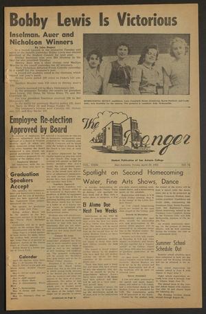 Primary view of object titled 'The Ranger (San Antonio, Tex.), Vol. 29, No. 16, Ed. 1 Friday, April 29, 1955'.