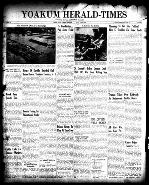 Primary view of object titled 'Yoakum Herald-Times (Yoakum, Tex.), Vol. 51, No. 72, Ed. 1 Tuesday, May 11, 1948'.