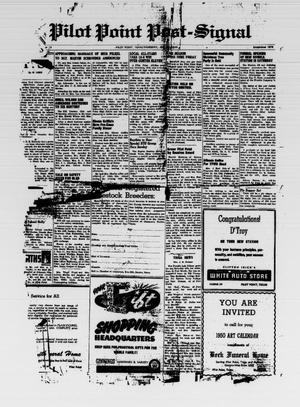 Primary view of Pilot Point Post-Signal (Pilot Point, Tex.), No. 16, Ed. 1 Thursday, December 8, 1949