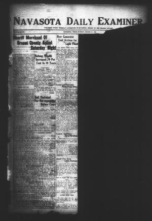 Primary view of object titled 'Navasota Daily Examiner (Navasota, Tex.), Vol. 27, No. 47, Ed. 1 Monday, March 31, 1924'.