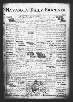 Primary view of object titled 'Navasota Daily Examiner (Navasota, Tex.), Vol. 27, No. 106, Ed. 1 Friday, June 6, 1924'.