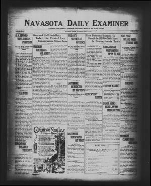 Primary view of object titled 'Navasota Daily Examiner (Navasota, Tex.), Vol. 27, Ed. 1 Thursday, November 20, 1924'.