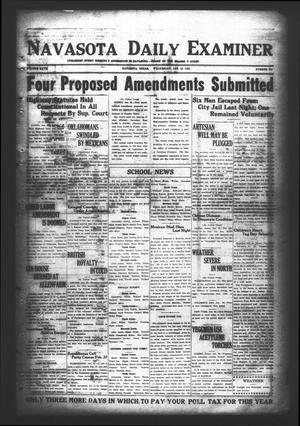 Primary view of Navasota Daily Examiner (Navasota, Tex.), Vol. 27, No. 303, Ed. 1 Wednesday, January 28, 1925
