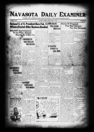 Primary view of object titled 'Navasota Daily Examiner (Navasota, Tex.), Vol. 28, No. 290, Ed. 1 Friday, January 15, 1926'.