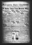 Primary view of Navasota Daily Examiner (Navasota, Tex.), Vol. 29, No. 171, Ed. 1 Friday, August 27, 1926