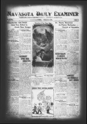 Primary view of object titled 'Navasota Daily Examiner (Navasota, Tex.), Vol. 31, No. 236, Ed. 1 Monday, November 12, 1928'.
