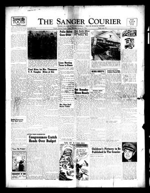 Primary view of object titled 'The Sanger Courier (Sanger, Tex.), Vol. 57, No. 15, Ed. 1 Thursday, January 26, 1956'.