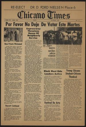 Primary view of object titled 'Chicano Times (San Antonio, Tex.), Vol. 2, No. 9, Ed. 1 Saturday, May 1, 1971'.